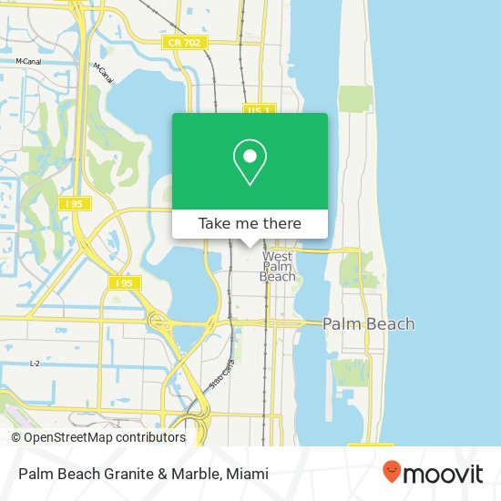 Palm Beach Granite & Marble map