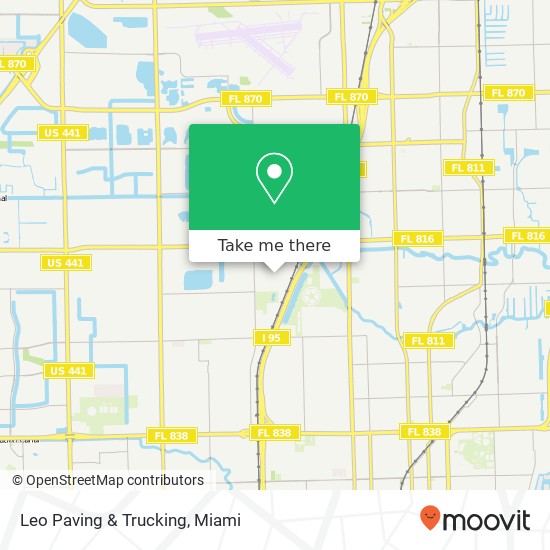 Leo Paving & Trucking map