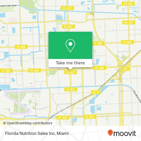 Florida Nutrition Sales Inc map