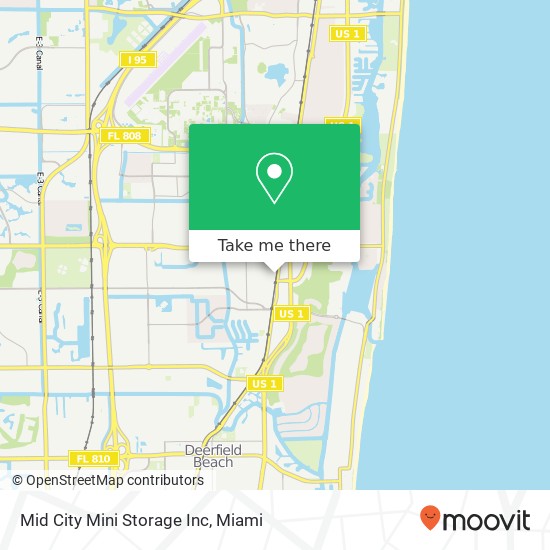Mid City Mini Storage Inc map