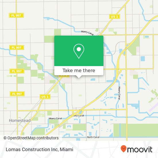 Lomas Construction Inc map