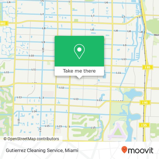 Mapa de Gutierrez Cleaning Service