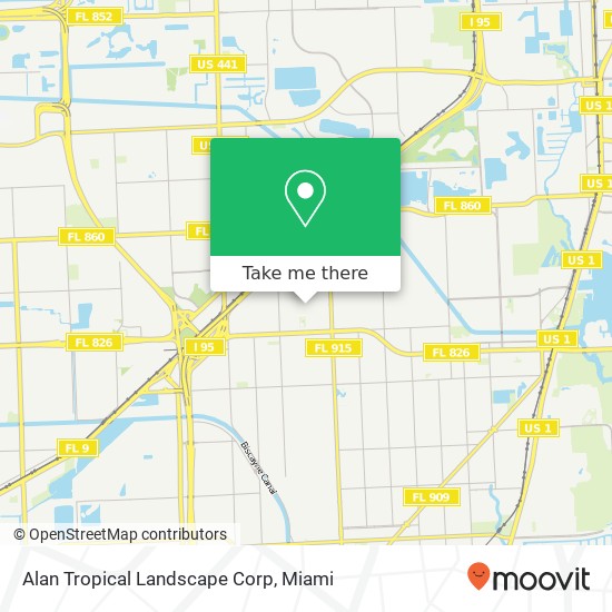 Alan Tropical Landscape Corp map