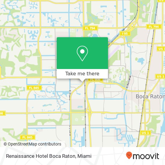 Mapa de Renaissance Hotel Boca Raton