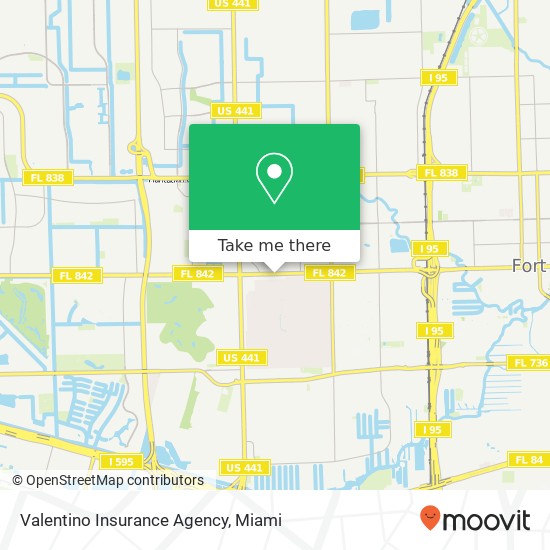 Mapa de Valentino Insurance Agency