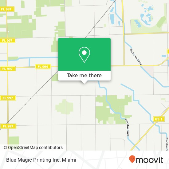 Blue Magic Printing Inc map