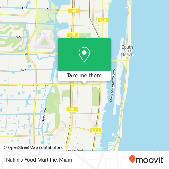 Mapa de Nahid's Food Mart Inc