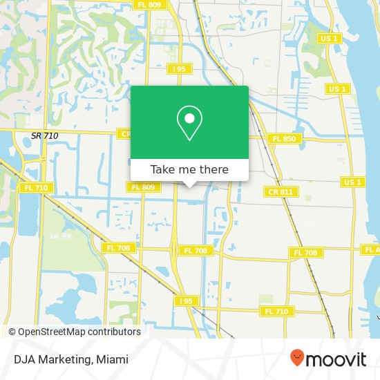 DJA Marketing map