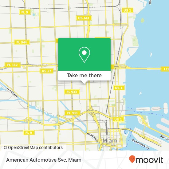 American Automotive Svc map