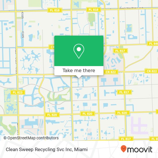 Mapa de Clean Sweep Recycling Svc Inc