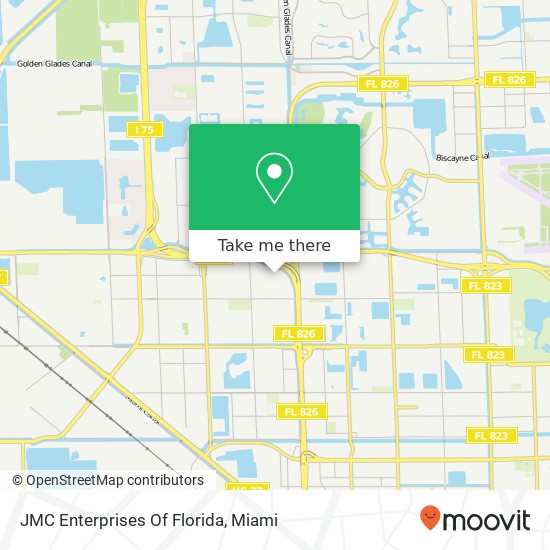 Mapa de JMC Enterprises Of Florida