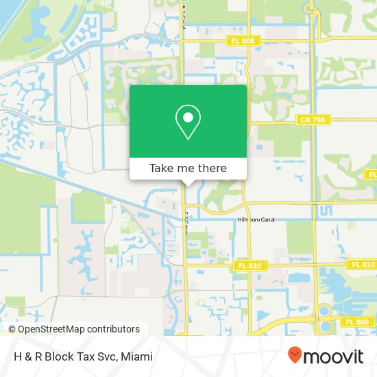 H & R Block Tax Svc map