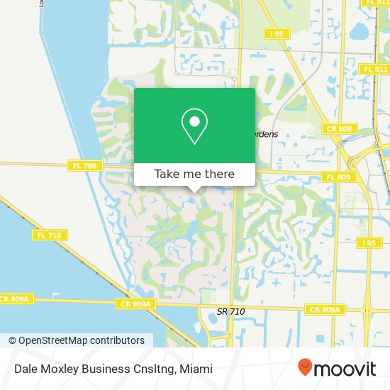 Dale Moxley Business Cnsltng map