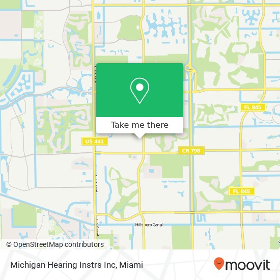 Michigan Hearing Instrs Inc map