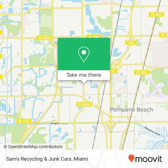 Sam's Recycling & Junk Cars map