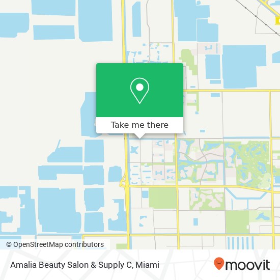 Amalia Beauty Salon & Supply C map