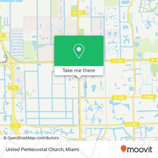 Mapa de United Pentecostal Church