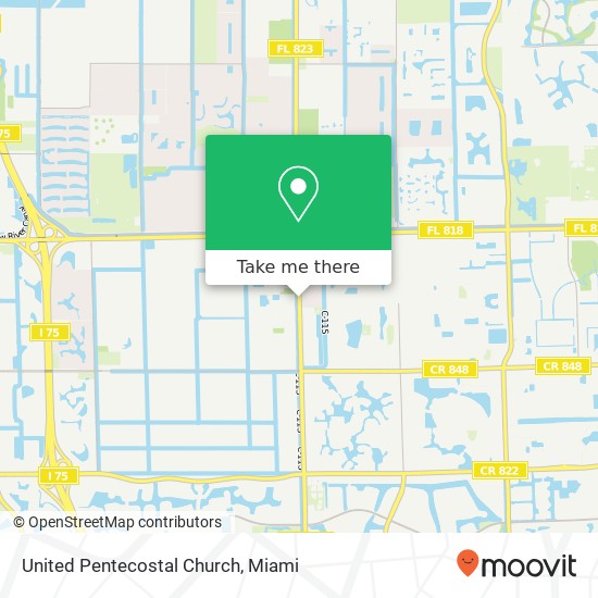 United Pentecostal Church map