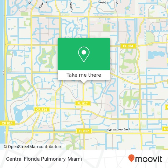 Central Florida Pulmonary map