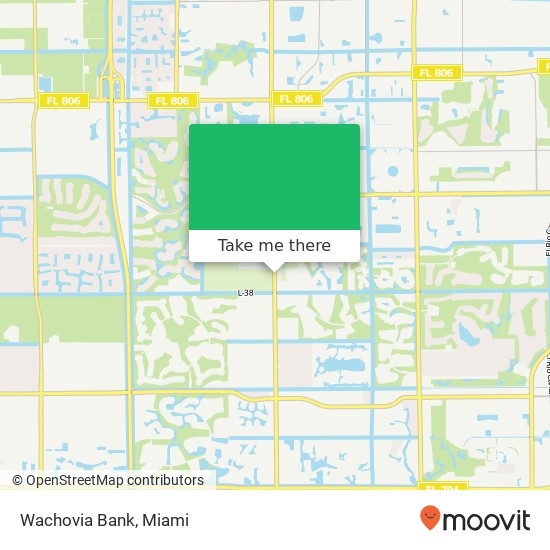 Mapa de Wachovia Bank