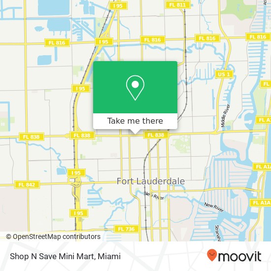 Mapa de Shop N Save Mini Mart