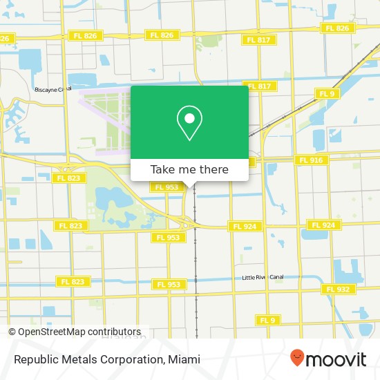 Republic Metals Corporation map