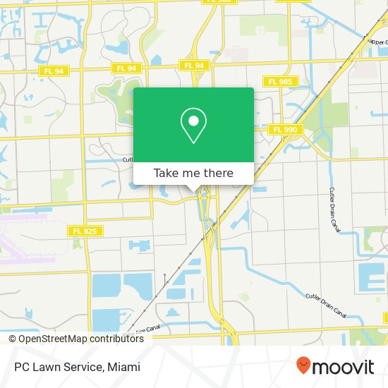 PC Lawn Service map