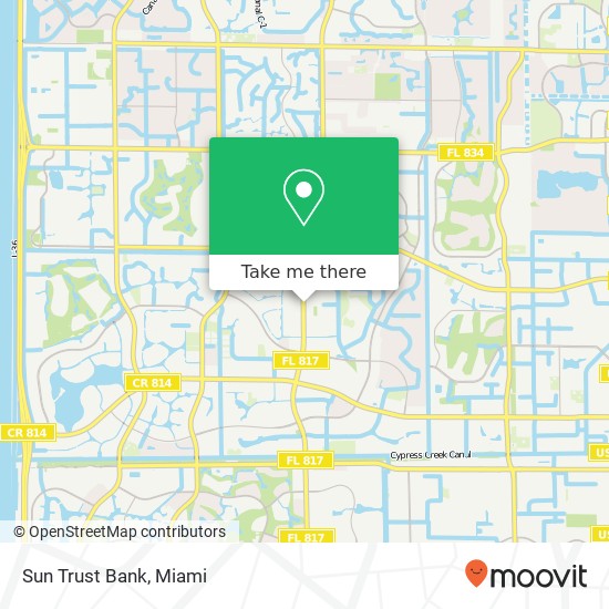 Sun Trust Bank map