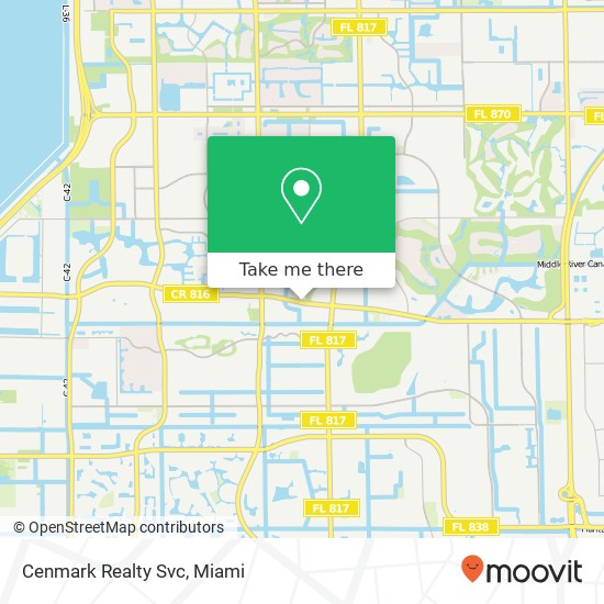 Cenmark Realty Svc map