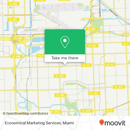 Mapa de Economical Marketing Services