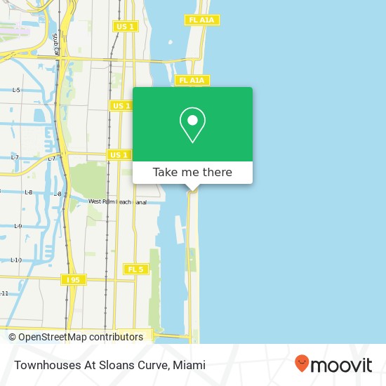 Mapa de Townhouses At Sloans Curve