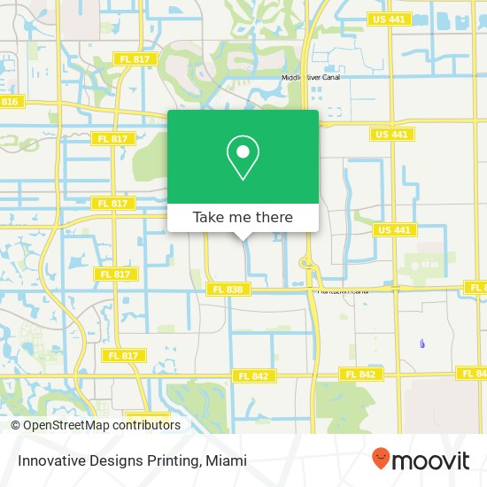 Mapa de Innovative Designs Printing