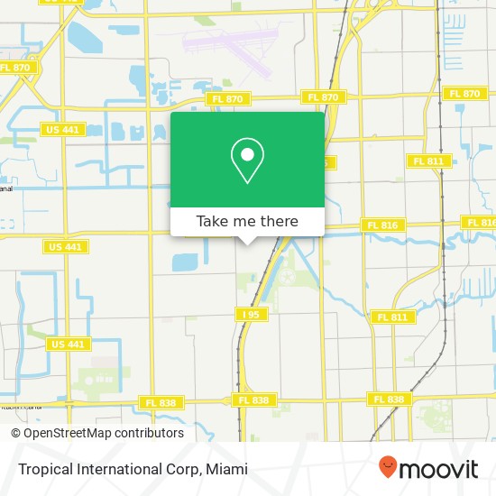 Mapa de Tropical International Corp