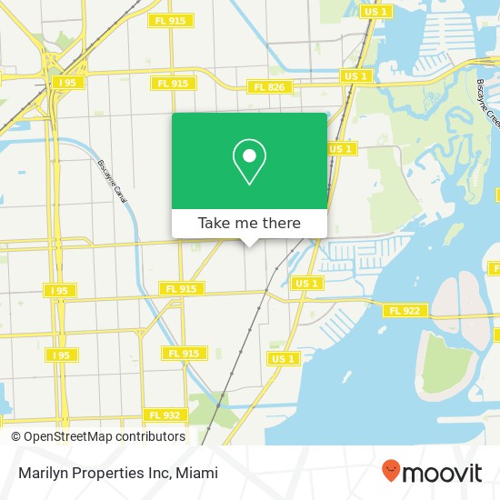 Marilyn Properties Inc map