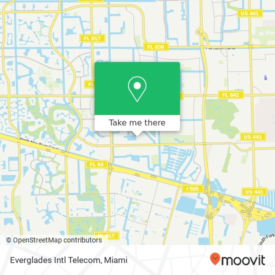 Everglades Intl Telecom map