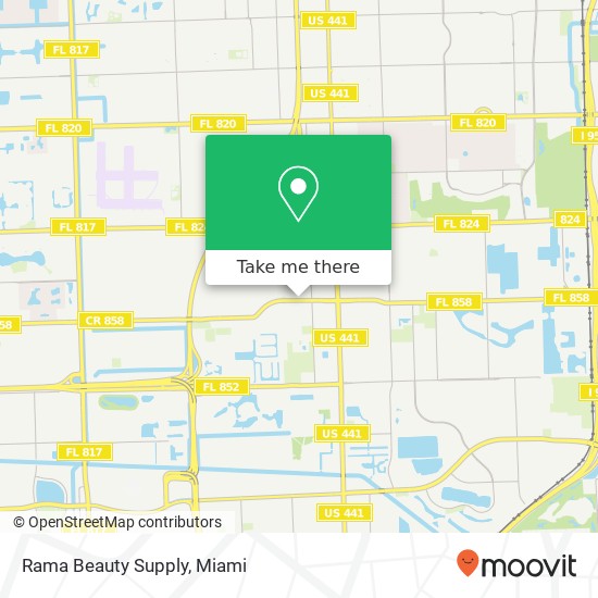 Rama Beauty Supply map