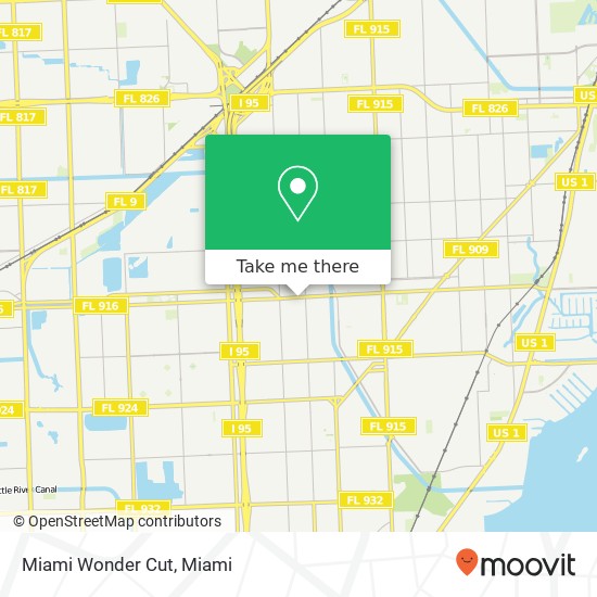 Miami Wonder Cut map