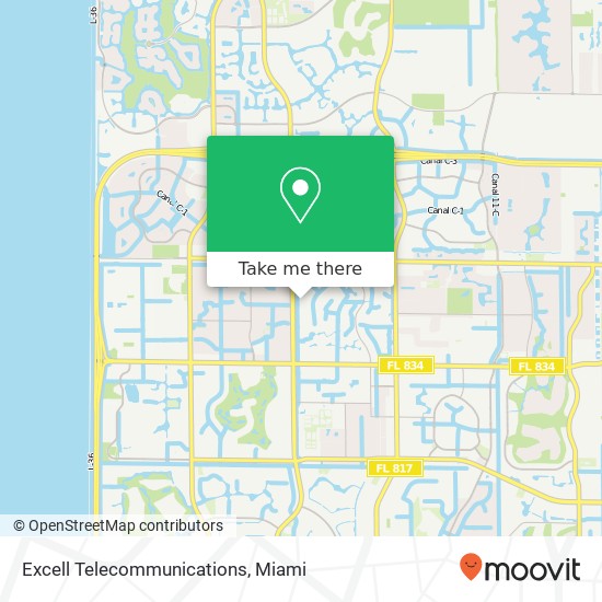 Excell Telecommunications map