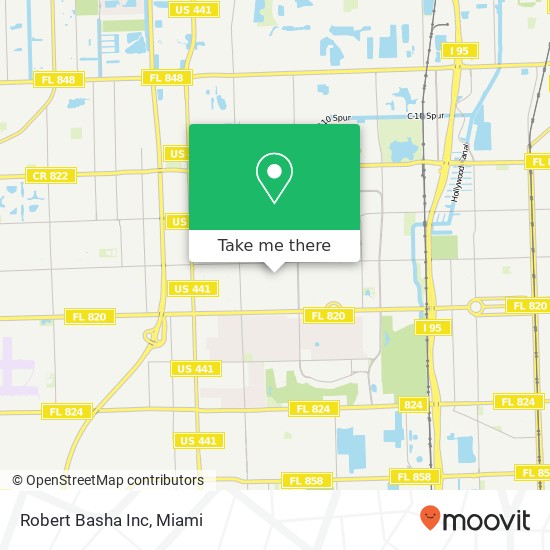 Robert Basha Inc map