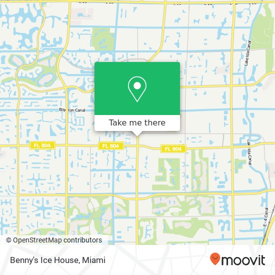 Mapa de Benny's Ice House