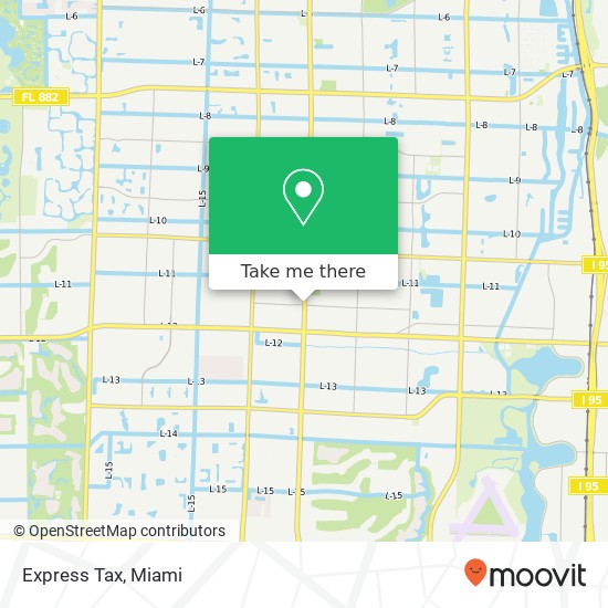 Mapa de Express Tax