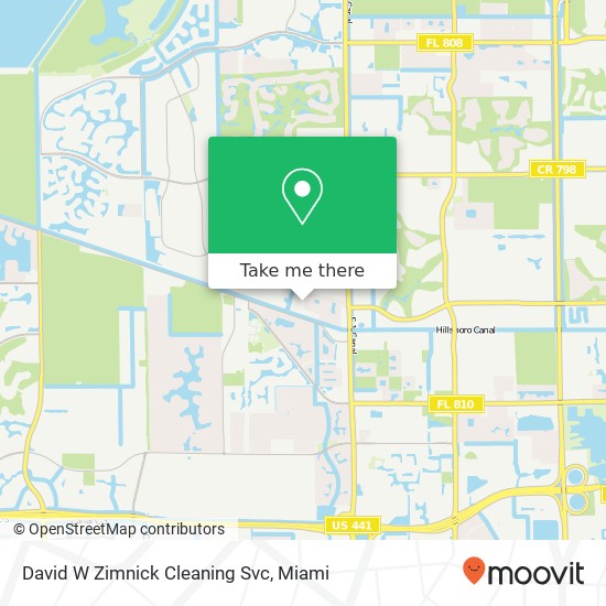 David W Zimnick Cleaning Svc map