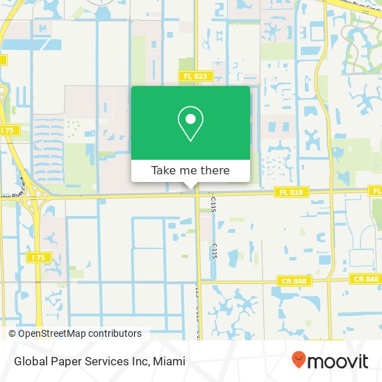 Global Paper Services Inc map