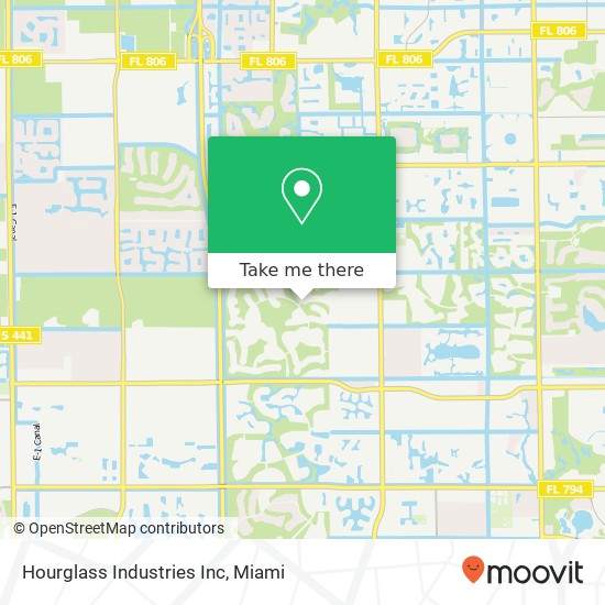 Hourglass Industries Inc map