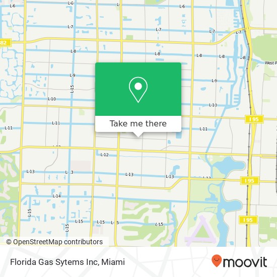 Mapa de Florida Gas Sytems Inc