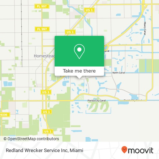 Redland Wrecker Service Inc map