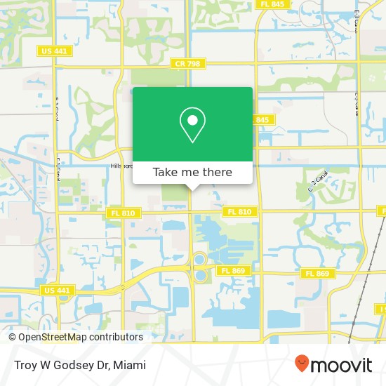 Troy W Godsey Dr map