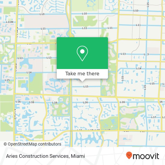 Mapa de Aries Construction Services