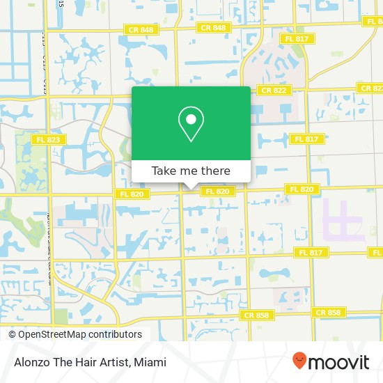 Mapa de Alonzo The Hair Artist