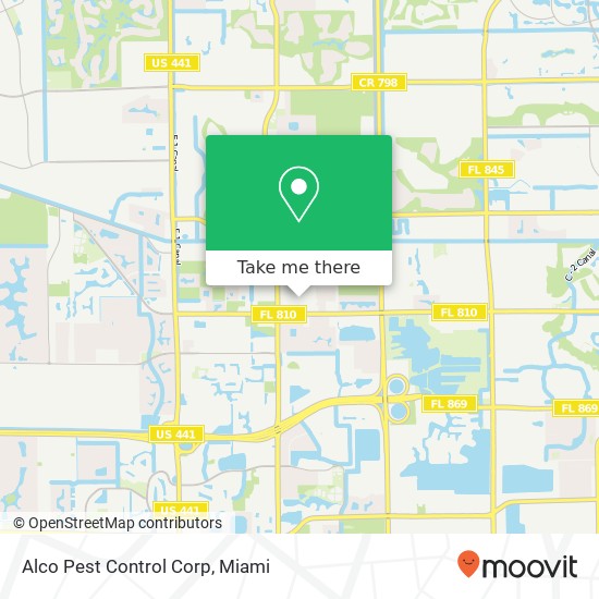 Alco Pest Control Corp map